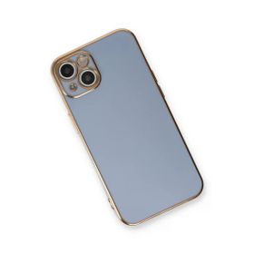 Newface iPhone 13 Volet Silikon - Mavi Kılıf