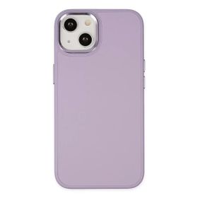 Newface iPhone 14 Asya Deri Silikon Lila Kılıf