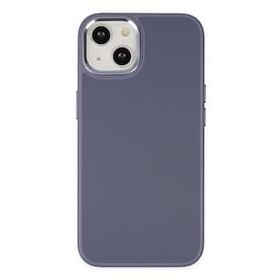 Newface iPhone 14 Asya Deri Silikon Mor Kılıf