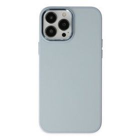 Newface iPhone 14 Asya Deri Silikon Sierra Blue Kılıf