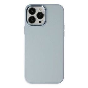 Newface iPhone 14 Asya Deri Silikon Sierra Blue Kılıf