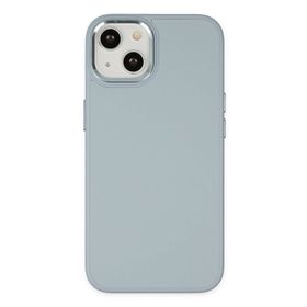 Newface iPhone 14 Asya Deri Silikon Sierra Blue Kılıf