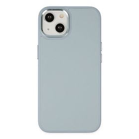 Newface iPhone 14 Asya Deri Silikon Sierra Blue Kılıf