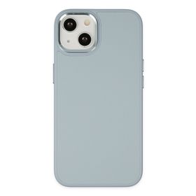 Newface iPhone 14 Asya Deri Silikon Sierra Blue Kılıf