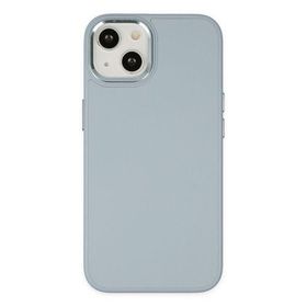 Newface iPhone 14 Asya Deri Silikon Sierra Blue Kılıf