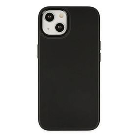 Newface iPhone 14 Asya Deri Silikon Siyah Kılıf