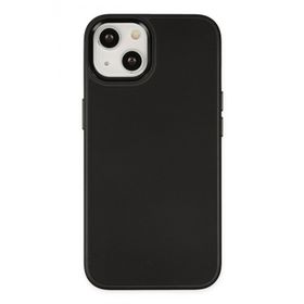 Newface iPhone 14 Asya Deri Silikon Siyah Kılıf