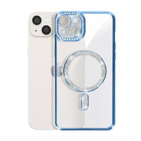 Newface iPhone 14 Joke Simli Magneticsafe Mavi Kılıf