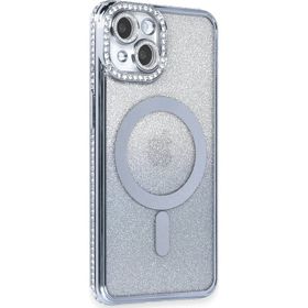 Newface iPhone 14 Joke Simli Magneticsafe Mavi Kılıf