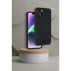 Newface iPhone 14 Kelvin Kartvizitli Silikon Siyah Kılıf