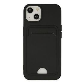 Newface iPhone 14 Kelvin Kartvizitli Silikon Siyah Kılıf