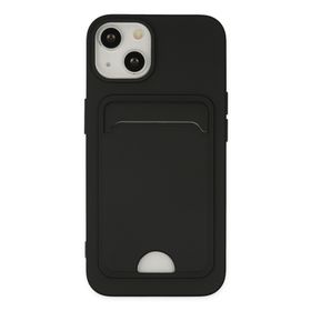 Newface iPhone 14 Kelvin Kartvizitli Silikon Siyah Kılıf