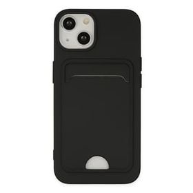 Newface iPhone 14 Kelvin Kartvizitli Silikon Siyah Kılıf