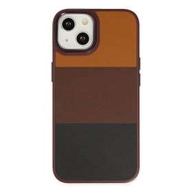 Newface iPhone 14 King Kapak Bordo Siyah Kılıf