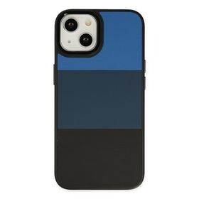 Newface iPhone 14 King Kapak Mavi Siyah Kılıf