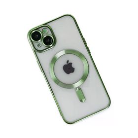 Newface iPhone 14 Kross Magneticsafe Kapak Koyu Yeşil Cep Telefonu Kılıfı