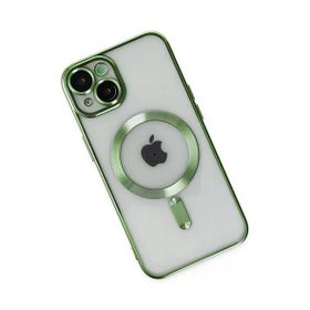 Newface iPhone 14 Kross Magneticsafe Kapak Koyu Yeşil Cep Telefonu Kılıfı
