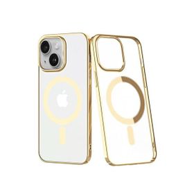 Newface iPhone 14 Plus Element Magneticsafe Sert Kapak Gold Kılıf