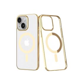 Newface iPhone 14 Plus Element Magneticsafe Sert Kapak Gold Kılıf