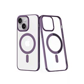 Newface iPhone 14 Plus Element Magneticsafe Sert Kapak Mor Kılıf