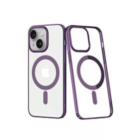 Newface iPhone 14 Plus Element Magneticsafe Sert Kapak Mor Kılıf