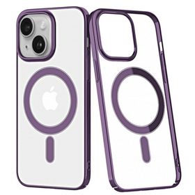 Newface iPhone 14 Plus Element Magneticsafe Sert Kapak Mor Kılıf