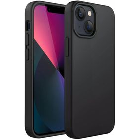 Newface iPhone 14 Plus First Silikon Siyah Cep Telefonu Kılıfı