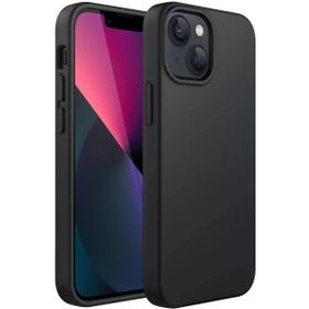 Newface iPhone 14 Plus First Silikon Siyah Cep Telefonu Kılıfı