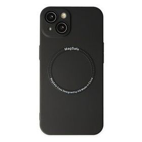 Newface iPhone 14 Plus Jack Magneticsafe Lens Silikon Siyah Kılıf