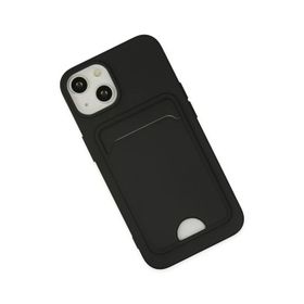 Newface iPhone 14 Plus Kelvin Kartvizitli Silikon Siyah Kılıf