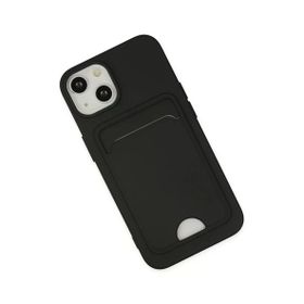 Newface iPhone 14 Plus Kelvin Kartvizitli Silikon Siyah Kılıf