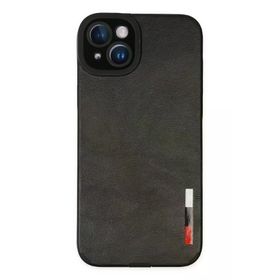 Newface iPhone 14 Plus Loop Deri Silikon Siyah Kılıf