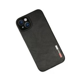 Newface iPhone 14 Plus Loop Deri Silikon Siyah Kılıf