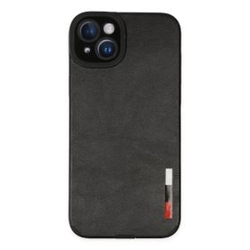 Newface iPhone 14 Plus Loop Deri Silikon Siyah Kılıf