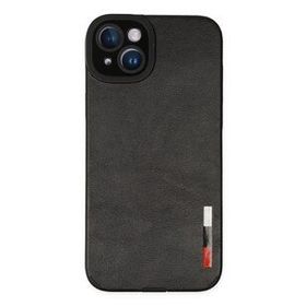 Newface iPhone 14 Plus Loop Deri Silikon Siyah Kılıf