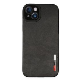 Newface iPhone 14 Plus Loop Deri Silikon Siyah Kılıf