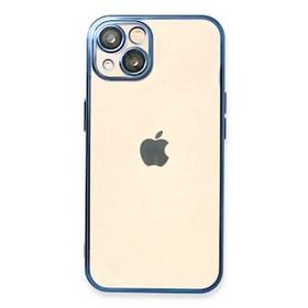 Newface iPhone 14 Plus Razer Lensli Silikon Açık Mavi Kılıf