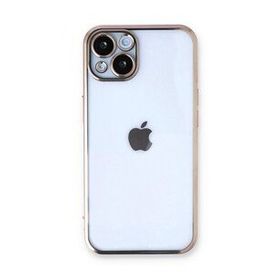 Newface iPhone 14 Plus Razer Lensli Silikon Gold Kılıf