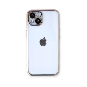 Newface iPhone 14 Plus Razer Lensli Silikon Gold Kılıf