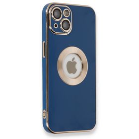 Newface iPhone 14 Plus Store Silikon Mavi Kılıf