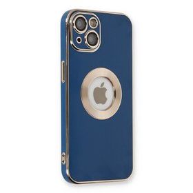 Newface iPhone 14 Plus Store Silikon Mavi Kılıf