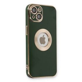 Newface iPhone 14 Plus Store Silikon Yeşil Kılıf