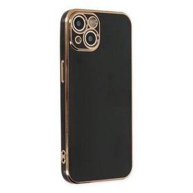 Newface iPhone 14 Plus Volet Silikon Siyah Cep Telefonu Kılıfı