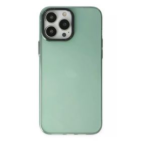 Newface iPhone 14 Pro Anka PC Sert Metal Kapak Yeşil Cep Telefonu Kılıfı