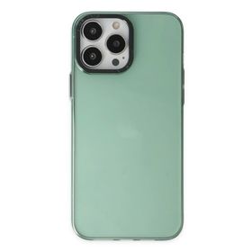 Newface iPhone 14 Pro Anka PC Sert Metal Kapak Yeşil Cep Telefonu Kılıfı