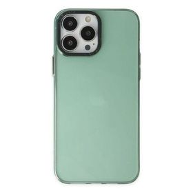 Newface iPhone 14 Pro Anka PC Sert Metal Kapak Yeşil Cep Telefonu Kılıfı