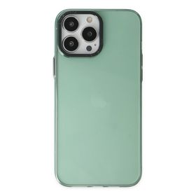 Newface iPhone 14 Pro Anka PC Sert Metal Kapak Yeşil Cep Telefonu Kılıfı
