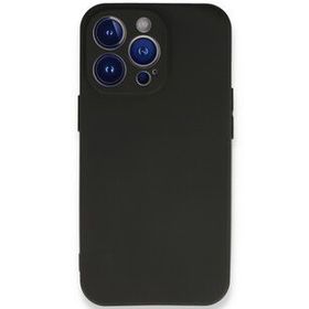 Newface iPhone 14 Pro First Silikon Siyah Cep Telefonu Kılıfı