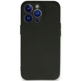 Newface iPhone 14 Pro First Silikon Siyah Cep Telefonu Kılıfı