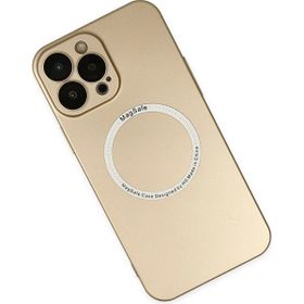 Newface iPhone 14 Pro Jack Magneticsafe Lens Silikon Gold Kılıf